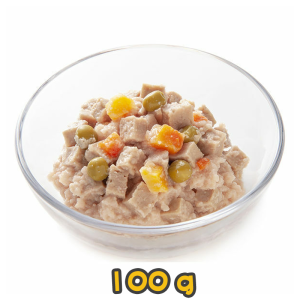[日本Wanwan] 犬用 犬日和野菜雞肉粒狗罐頭 Chunky Chicken With Veggied Dog Wet Food -100g