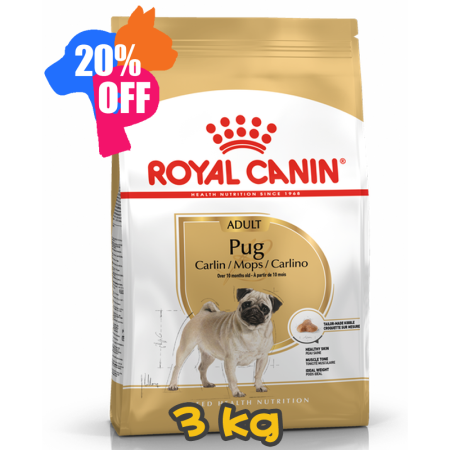 [將會停產] [ROYAL CANIN 法國皇家] 犬用 Pug Adult 八哥成犬專屬配方乾糧 3kg