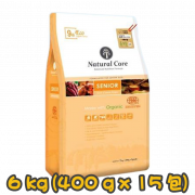 [Natural Core] 狗用 ECO9a 鴨肉有機高齡犬狗糧 FORMULATED FOR SENIOR DOG SENIOR DUCK & SWEET POTATO 6kg (400g x15包) (鴨肉及蕃薯味)