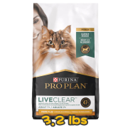 [PURINA] 貓用 PRO PLAN 舒敏系列 成貓7+雞肉配方 成貓乾糧 LIVECLEAR  ADULT 7+ Chicken & Rice 3.2lb