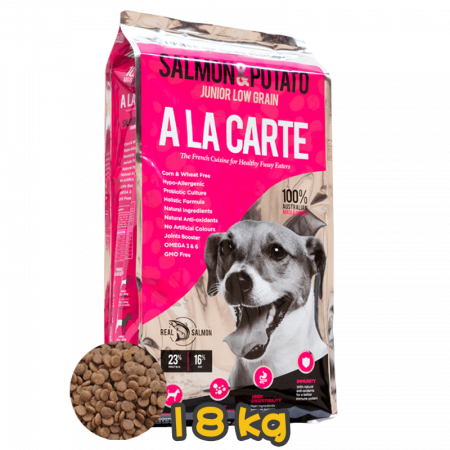 [A LA CARTE] 犬用 SALMON & POTATO 幼犬三文魚低敏低殼配方狗乾糧 9kg
