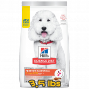 [Hill's 希爾思] 犬用 Science Diet® ADULT 7+ SMALL BITES PERFECT DIGESTION CHICKEN RECIPE 7歲或以上完美消化小型高齡犬乾糧 3.5lbs (雞肉糙米及全燕麥) 