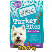 [BURNS] 犬用 無穀物火雞馬鈴薯配方狗餅乾小食 Grain-Free Turkey Bites Formula -200g