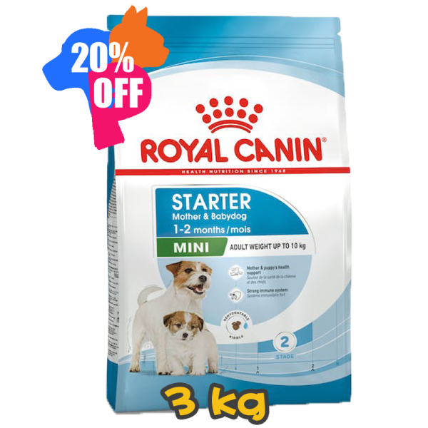 [ROYAL CANIN 法國皇家] 犬用 Mini Starter Mother & Babydog 小型初生犬及母犬營養配方乾糧 3kg