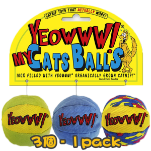 [YEOWWW!] 3個裝貓草玩具 Catnip Cat Toy 3-pack