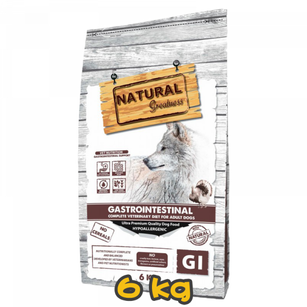 [清貨] [NATURAL Greatness] 犬用 天然處方無穀物腸胃護理狗乾糧 Gastrointestinal recipe 6kg 