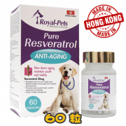 [Royal Pets] 犬用 純正白藜蘆醇配方 Pure Resveratrol-60粒