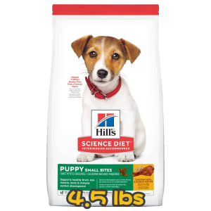 [Hill's 希爾思] 犬用 Science Diet® PUPPY <1 SMALL BITES CHICKEN MEAL & BARLEY RECIPE 1歲或以下幼犬細粒乾糧 4.5lbs (雞肉&大麥味) (細粒)
