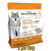 [BACK2NATURE] 犬用 無穀物鮮三文魚甘薯全犬糧 Fresh Salmon & Sweet Potato Cuisine Dog Dry Food 1.8kg