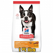 [Hill's 希爾思] 犬用 Science Diet® ADULT 1-6 LIGHT SMALL BITES CHICKEN MEAL & BARLEY RECIPE 1至6歲減肥成犬乾糧 15lbs (雞肉&大麥味) (細粒)