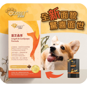 [Gift$800] [愛寵健] 犬用 靈芝蟲草肉粒配方 Lingzhi & Cordyceps Formula Soft Chews -sample