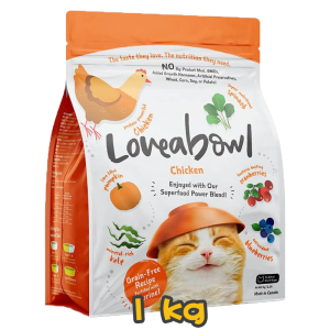 [Loveabowl] 貓用 無穀物走地雞肉配方全貓乾糧 Grain Free Chicken Recipe 1kg
