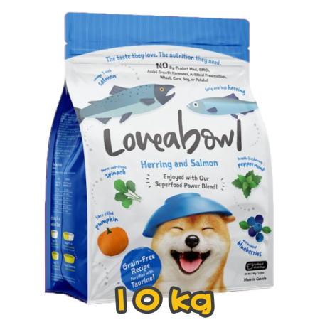[Loveabowl] 犬用 無穀物希靈魚三文魚海洋配方全犬乾糧 Grain Free Herring & Salmon Recipe 10kg