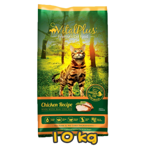 [VitalPlus Premium] 貓用 雞肉味全貓乾糧 Chicken Recipe Cat Dry Food 10kg