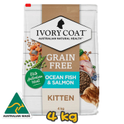 [IVORY COAT] 貓用 海魚三文魚幼貓乾糧 GRAIN FREE KITTEN OCEAN FISH & SALMON 4kg 