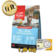 [Orijen 渴望] 貓用 無穀物6種魚配方貓乾糧 Six Fish Cat 1.8kg