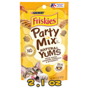 [清貨] [PartyMix] 雞肉味鬆脆粒貓小食 Natural Yums Real Chicken Cat Treats -2.1oz