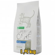 [NATURE'S PROTECTION 保然] 貓用 SUPERIOR CARE Anti Age 三歲或以上黑酵母配方成貓乾糧 1.5kg (雞肉, 火雞肉&鴨肉味)