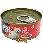 [Tasty Prize 滋味賞] 貓用 吞拿魚三文魚果凍配方 全貓濕糧 Tuna With Salmon Jelly 70g