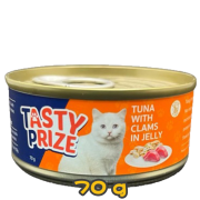 [Tasty Prize 滋味賞] 貓用 吞拿魚蜆肉果凍配方 全貓濕糧 Tuna With Clams Jelly 70g