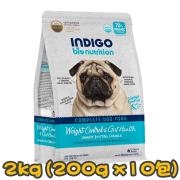 [INDIGO] 犬用 天然有機體重控制及益生菌腸道保護配方全犬糧 Weight Control & Gut Health For Dog 2kg (200g x10包) 