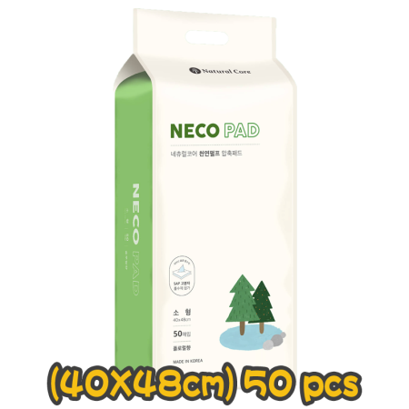 [Natural Core] NECO PAD 清淡花香味寵物尿墊50片 (40x48cm)