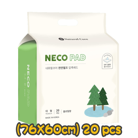 [Natural Core] NECO PAD 清淡花香味寵物尿墊20片 (76x60cm)