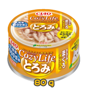 [CIAO CHURU] 貓用 Cozy Life 濃湯系列 甲殼素雞肉吞拿魚帶子配方全貓罐頭 Chicken and Tuna With Scallop 80g