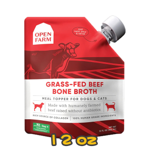 [Open Farm 開心農場] 貓犬用 草飼牛肉熬骨湯配方濕糧 Grass-Fed Beef Bone Broth 12oz