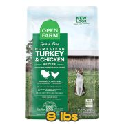 [Open Farm 開心農場] 貓用 無穀物火雞走地雞配方貓乾糧 Homestead Turkey & Chicken Cat Dry Food 8lb