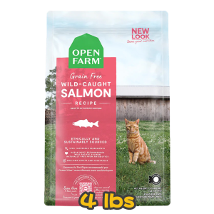 [Open Farm 開心農場] 貓用 無穀野生三文魚配方貓乾糧 Wild-Caught Salmon Cat Dry Food 4lb