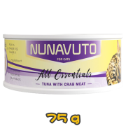 [NUNAVUTO ALL ESSENTIALS] 貓用 濃湯系列主食罐吞拿魚蟹肉 全貓濕糧 Tuna With Crab 75g