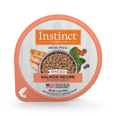 [Instinct 本能] 貓用 免治杯杯系列 無穀物三文魚配方全貓濕糧 Original Minced Cups Salmon Recipe 3.5oz