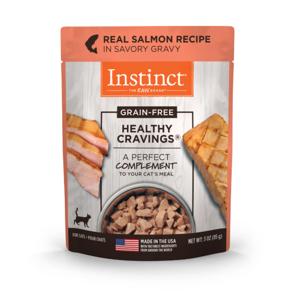 [Instinct 本能] 貓用 健怡輕食濕包系列 無穀物三文魚配方全貓濕糧 Healthy Cravings Salmon Recipe 3oz