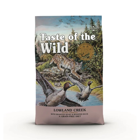 [Taste Of The Wild] 貓用 無穀物烤鵪鶉+烤鴨肉全貓糧 Lowland Creek Formula with Roasted Quail & Roasted Duck Recipe -2kg