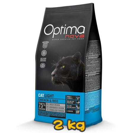 [Optimanova] 貓用 黑豹修身低脂配方貓糧 Light -2kg