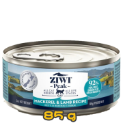 [ZIWI Peak 巔峰] 貓用 NEW ZEALAND MACKEREL & LAMB RECIPE  紐西蘭鯖魚及羊肉配方全貓罐頭 85g