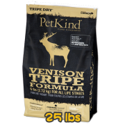 [PetKind] 犬用  無穀物鹿草胃配方狗乾糧  VENISON TRIPE FORMULA  25lbs