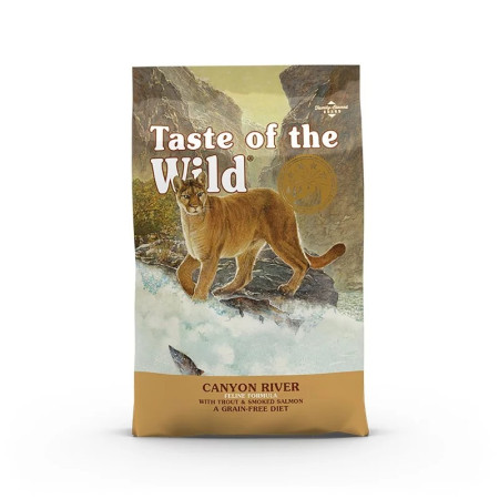 [Taste Of The Wild] 貓用 無穀物鱒魚+煙燻三文魚全貓糧 Canyon River Formula with Trout & Smoked Salmon Recipe -2kg