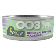 [HARLOW BLEND] 貓用 無穀物主食罐 雞肉鯖魚高湯全貓濕糧 Chicken In Gravy Topping Mackerel Adult Cat Wet Food 80g