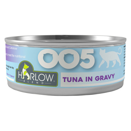 [HARLOW BLEND] 貓用 無穀物主食罐 鮪魚高湯全貓濕糧 Tuna In Gravy Adult Cat Wet Food 80g