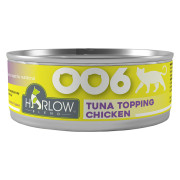 [HARLOW BLEND] 貓用 無穀物主食罐 鮪魚雞肉高湯全貓濕糧 Tuna In Gravy Topping Chicken Adult Cat Wet Food 80g