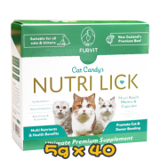 [Furvit Nutri Lick] 貓用 功能性唧唧醬全貓小食 Chirp Meat Sauce Snacks for Cats 5gx40