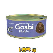 [清貨] [Gosbi] 犬用 Plaisirs系列 三文魚配方成犬罐頭 Slamon Flavour 185g