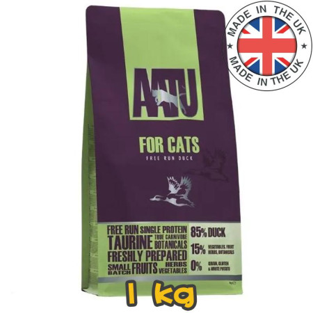 [AATU] 貓用 自然放養鴨肉防敏天然配方全貓乾糧 FREE RUN DUCK 1kg