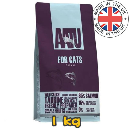 [AATU] 貓用 野生三文魚防敏天然配方全貓乾糧 SALMON & HERRING 1kg
