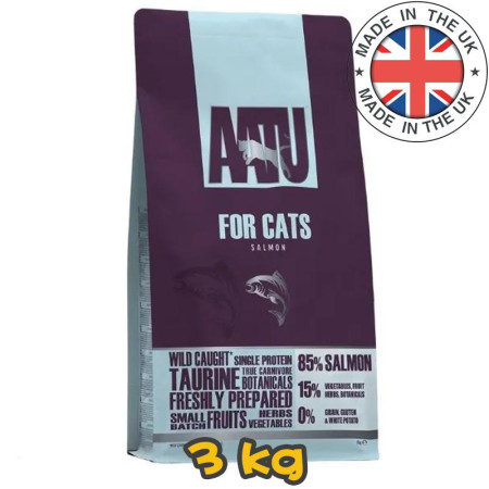 [AATU] 貓用 野生三文魚防敏天然配方全貓乾糧 SALMON & HERRING 3kg