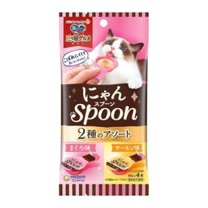 [Gift$500] [Unicharm 銀湯匙] 貓用 肉泥湯匙系列 Silver Spoon Minced Meat For Cat Treats-4 x10g	