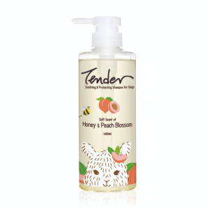 [TENDER 天生溫柔] 犬用 蜜桃花&蜂蜜潔毛液 Honey & Peach Blossom Formula For Dog Shampoo -480ml