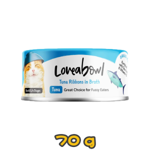 [Loveabowl] 貓用 挑食優質吞拿魚配方全貓濕糧 Tuna Ribbons in Broth Cat Canned 70g